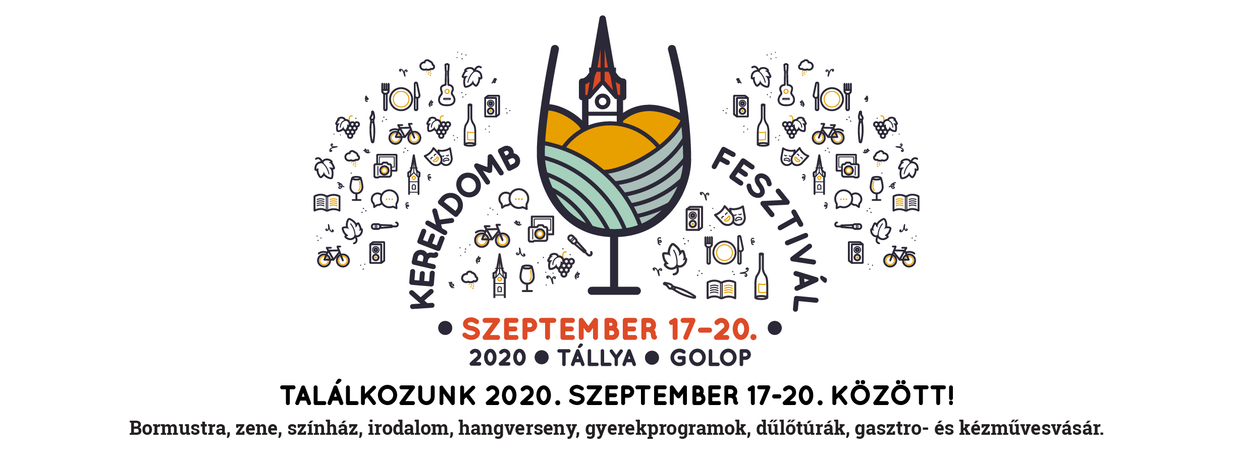 Kerekdomb Fesztivál Tállya fejléc kép